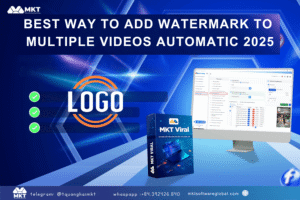 Best Way to Add Watermark to Multiple Videos Automatic 2025
