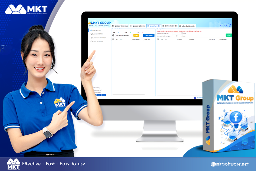 MKT Group – The Best Facebook Group Management Tool