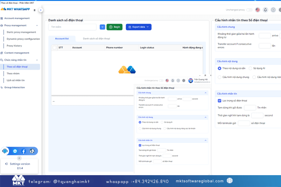 Automated WhatsApp messaging